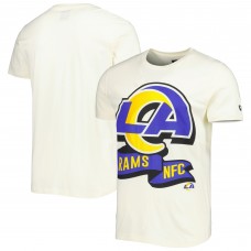 Los Angeles Rams New Era Sideline Chrome T-Shirt - Cream