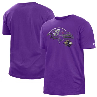 Футболка Baltimore Ravens New Era 2022 Sideline Ink Dye - Purple