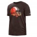 Футболка Cleveland Browns New Era 2022 Sideline Ink Dye - Brown