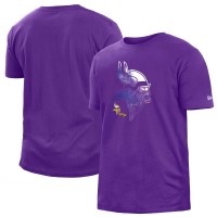 Футболка Minnesota Vikings New Era 2022 Sideline Ink Dye - Purple