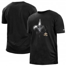 Футболка New Orleans Saints New Era 2022 Sideline Ink Dye - Black