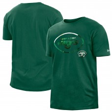 Футболка New York Jets New Era 2022 Sideline Ink Dye - Green
