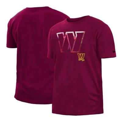 Футболка Washington Commanders New Era 2022 Sideline Ink Dye - Burgundy