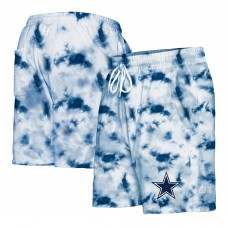Dallas Cowboys New Era Tie-Dye Shorts - Navy