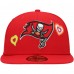 Бейсболка Tampa Bay Buccaneers New Era Chain Stitch Heart 59FIFTY - Scarlet