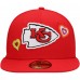 Бейсболка Kansas City Chiefs New Era Chain Stitch Heart 59FIFTY - Red