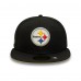 Бейсболка Pittsburgh Steelers New Era Black Super Bowl XL Citrus Pop 59FIFTY