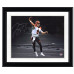 Фото с автографом Cincinnati Bengals Joe Burrow Fanatics Authentic 11 x 14 White Jersey Throwing Spotlight