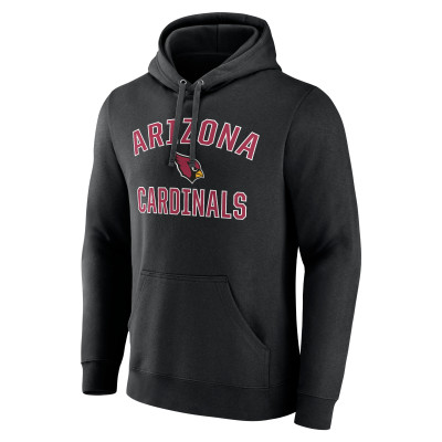 Толстовка Arizona Cardinals Black Victory Arch Team Fitted