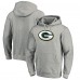 Толстовка Green Bay Packers Heather Gray Primary Logo Fitted