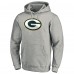 Толстовка Green Bay Packers Heather Gray Primary Logo Fitted