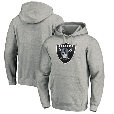 Толстовка Las Vegas Raiders Primary Logo Fitted - Heather Gray