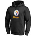 Толстовка Pittsburgh Steelers Black Logo Team Lockup Fitted