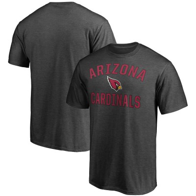 Arizona Cardinals Fanatics Heather Charcoal Victory Arch T-Shirt