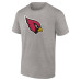 Футболка Arizona Cardinals Fanatics Heather Gray Primary Logo