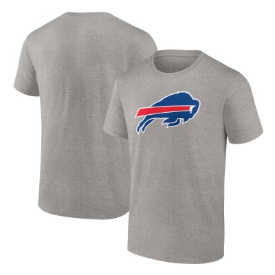 Футболка Buffalo Bills Primary Logo - Heathered Gray