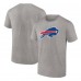Футболка Buffalo Bills Primary Logo - Heathered Gray Футболка Buffalo Bills Primary Logo - Heathered Gray