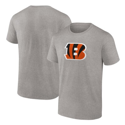 Футболка Cincinnati Bengals Primary Logo - Heathered Gray