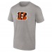 Футболка Cincinnati Bengals Primary Logo - Heathered Gray