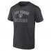 Las Vegas Raiders Fanatics Heather Charcoal Victory Arch T-Shirt
