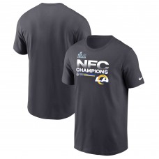 Футболка Los Angeles Rams Nike 2021 NFC Champions Locker Room Trophy Collection - Anthracite