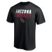 Футболка Arizona Cardinals Black Team Fade Out