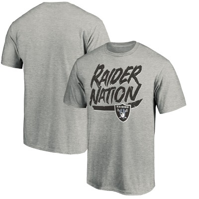 Футболка Las Vegas Raiders Hometown Collection Raider Nation - Heathered Gray
