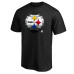 Футболка Pittsburgh Steelers Black Midnight Mascot Team Logo