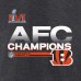 Футболка Cincinnati Bengals 2021 AFC Champions Locker Room Trophy Collection - Heathered Charcoal