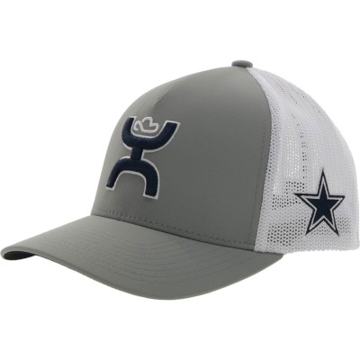 Бейсболка Dallas Cowboys HOOey Trucker - Gray/White