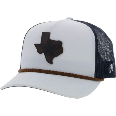 Бейсболка Dallas Cowboys HOOey State Patch Trucker Snapback - White/Navy