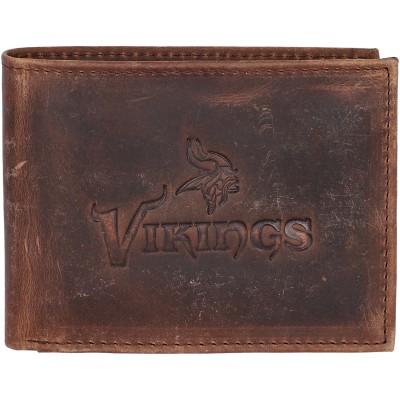 Кожаный кошелек  Minnesota Vikings Bifold - Brown