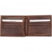 New England Patriots Brown Bifold Leather Wallet
