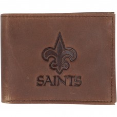 Кожаный кошелек  New Orleans Saints Bifold - Brown