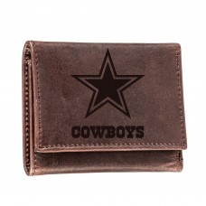 Кошелек Dallas Cowboys Leather Team Tri-Fold
