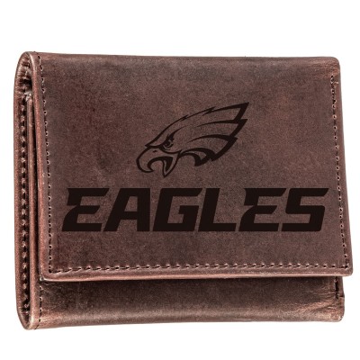 Кошелек Philadelphia Eagles Leather Team Tri-Fold