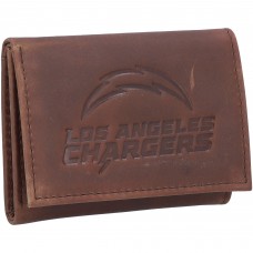 Кошелек Los Angeles Chargers Leather Team Tri-Fold