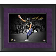 Facsimile Signature Baltimore Ravens Mark Andrews Fanatics Authentic Framed 11 x 14 Spotlight Photograph