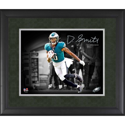 DeVonta Smith Philadelphia Eagles Fanatics Authentic Facsimile Signature Framed 11 x 14 Spotlight Photograph