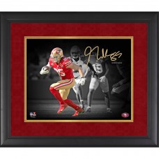 Facsimile Signature San Francisco 49ers George Kittle Fanatics Authentic Framed 11 x 14 Spotlight Photograph