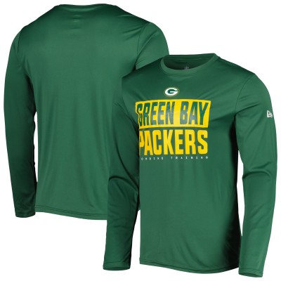 Футболка с длинным рукавом Green Bay Packers New Era Combine Authentic Offsides - Green