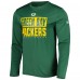 Футболка с длинным рукавом Green Bay Packers New Era Combine Authentic Offsides - Green