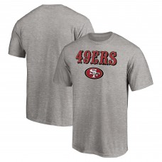 Футболка San Francisco 49ers Logo Team Lockup - Heathered Gray
