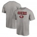Футболка San Francisco 49ers Logo Team Lockup - Heathered Gray