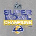 Футболка с длинным рукавом Los Angeles Rams Super Bowl LVI Champions Locker Room Trophy Collection - Heathered Gray