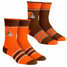 Две пары носков Cleveland Browns Rock Em Socks Youth Multi-Stripe