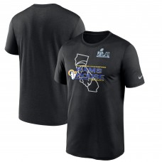 Футболка Los Angeles Rams Nike Super Bowl LVI Champions Hometown - Black