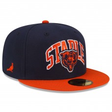 Chicago Bears New Era NFL x Staple Collection 59FIFTY Fitted Hat - Navy/Orange