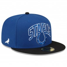 Indianapolis Colts New Era NFL x Staple Collection 59FIFTY Fitted Hat - Royal/White