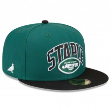 Бейсболка New York Jets New Era NFL x Staple Collection 59FIFTY - Green/Black